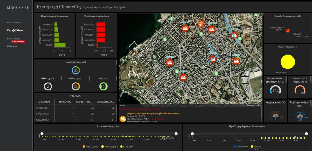 screenshot of Geospatial Intelligence Platform